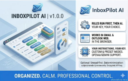 InboxPilot AI Chrome Web Store promo tile